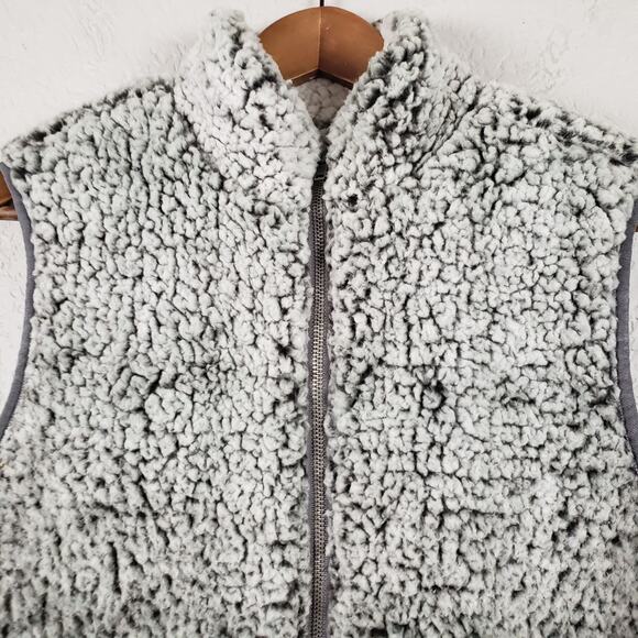 Thread & Supply Fleece Vest Full Zip Pockets - M - Picture 2 of 4